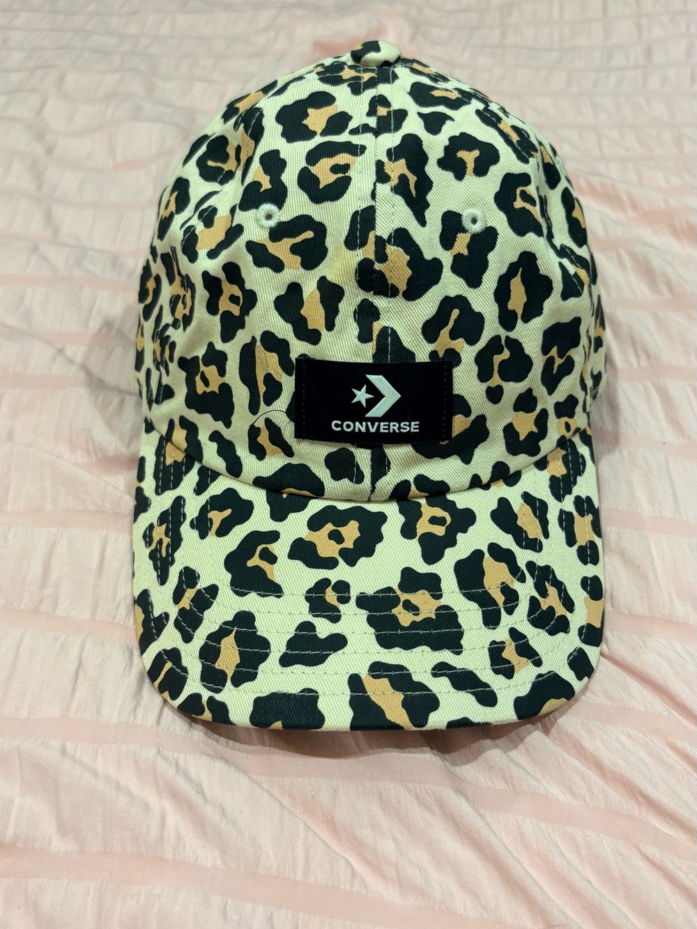 Converse women’s Leopard Print Cap - Black, Tan & Cream